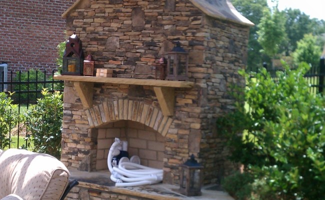 Outdoor Fireplace Design Gallery Charlotte Pavers